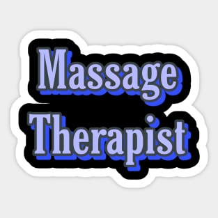 Massage Therapist Sticker